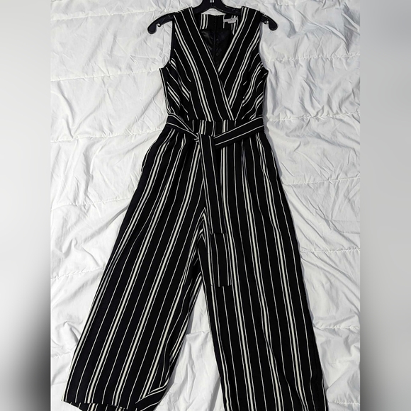 H&M Pants - H&M Black & White Pinstripe Jumpsuit. Size 4 , New Condition